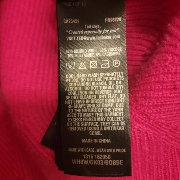 Ted Baker Bobbe Peplum Sweater - Picture 5 of 6